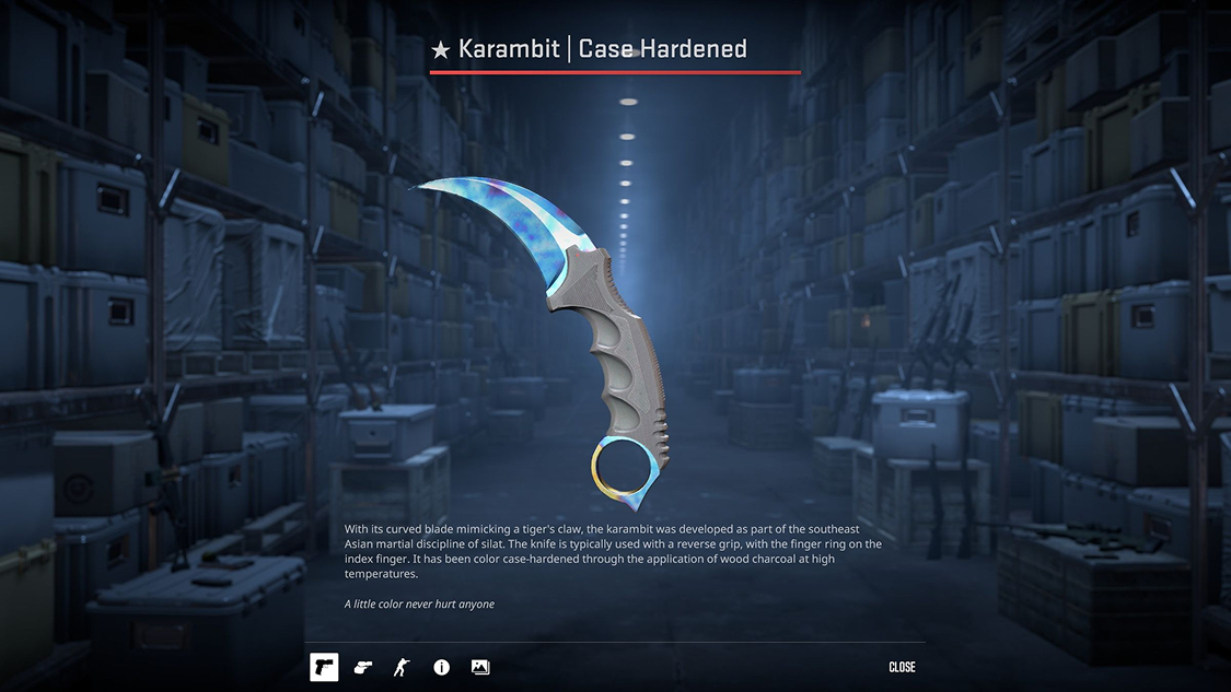 Karambit Case Hardened