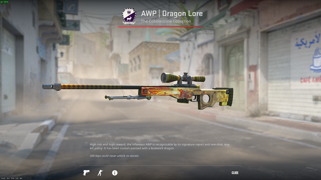 AWP Dragon Lore